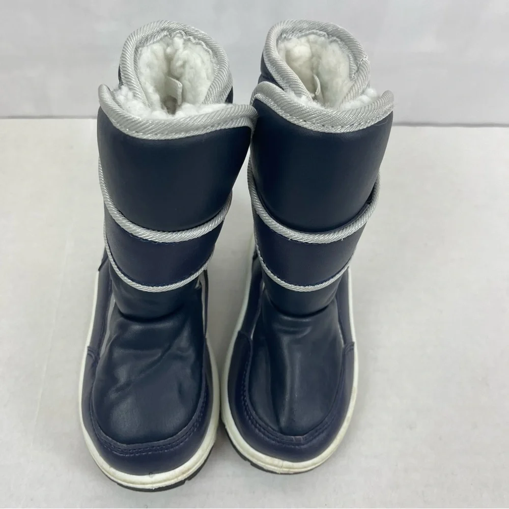 Tundra Snow Navy Blue Cold Weather Teddy Winter Boots Unisex‎ Size 5